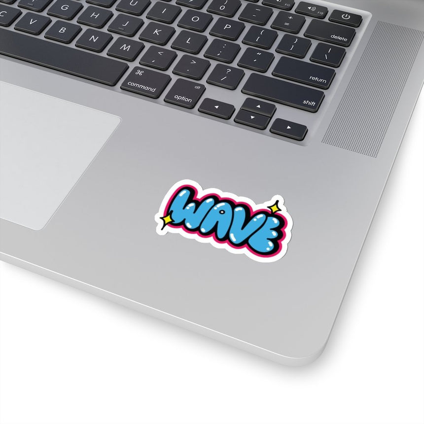 eye catchy wave pop sticker- affordable- cute- sticker- wavechoppa